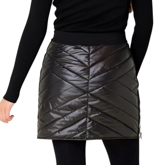 Krimson Klover Carving Insulated Skirt Black Scandigirl Ski Nordic Puffer NWT - Picture 3 of 7